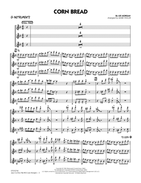 Jazz Combo Pak #43 (Lee Morgan) - Eb Instruments