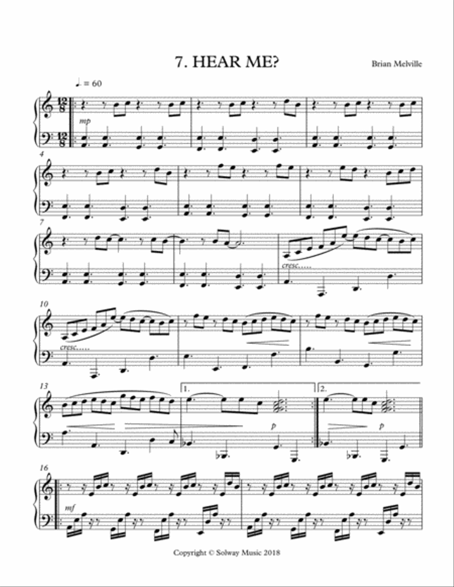 DO YOU HEAR ME? Piano Method scores gallery preview page 1