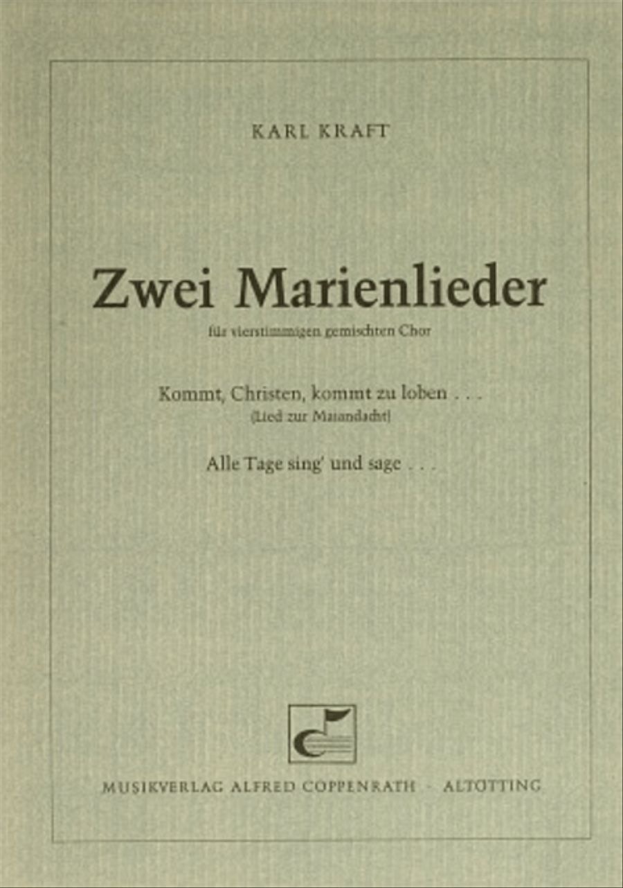 Kraft: Zwei Marienlieder Score scores gallery preview page 1