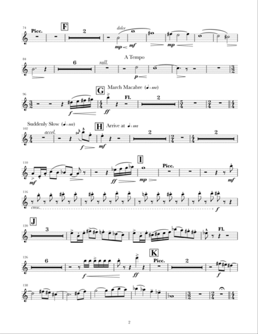 The Dark Glass Sinfonia (Parts) Full Orchestra scores gallery preview page 5
