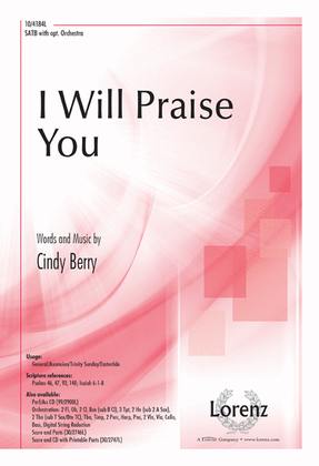 Book cover for I Will Praise You