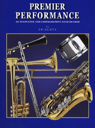 Book cover for Premier Performance - Alto Saxophone Book 1 w/CD