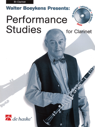 Book cover for Performance Studies for Clarinet