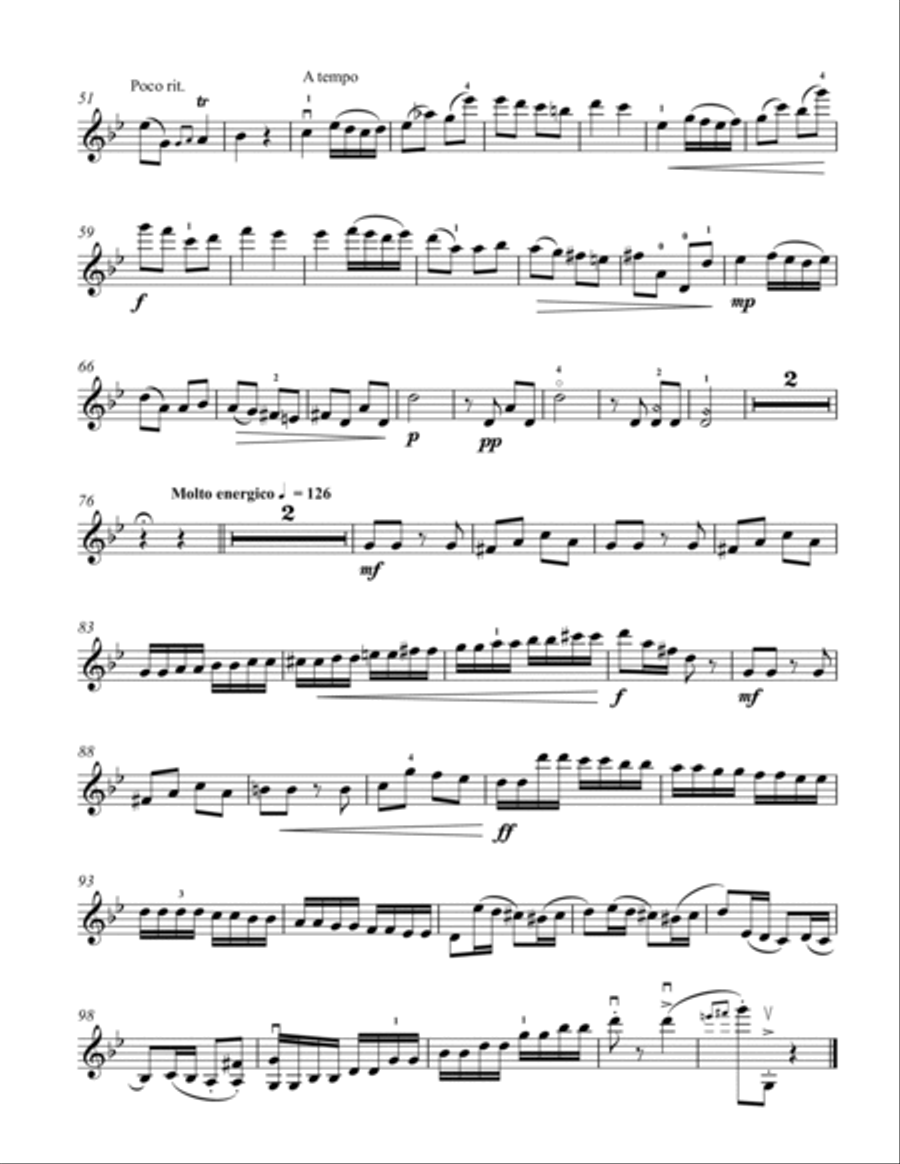 Catch me if you can! Violin Solo scores gallery preview page 2