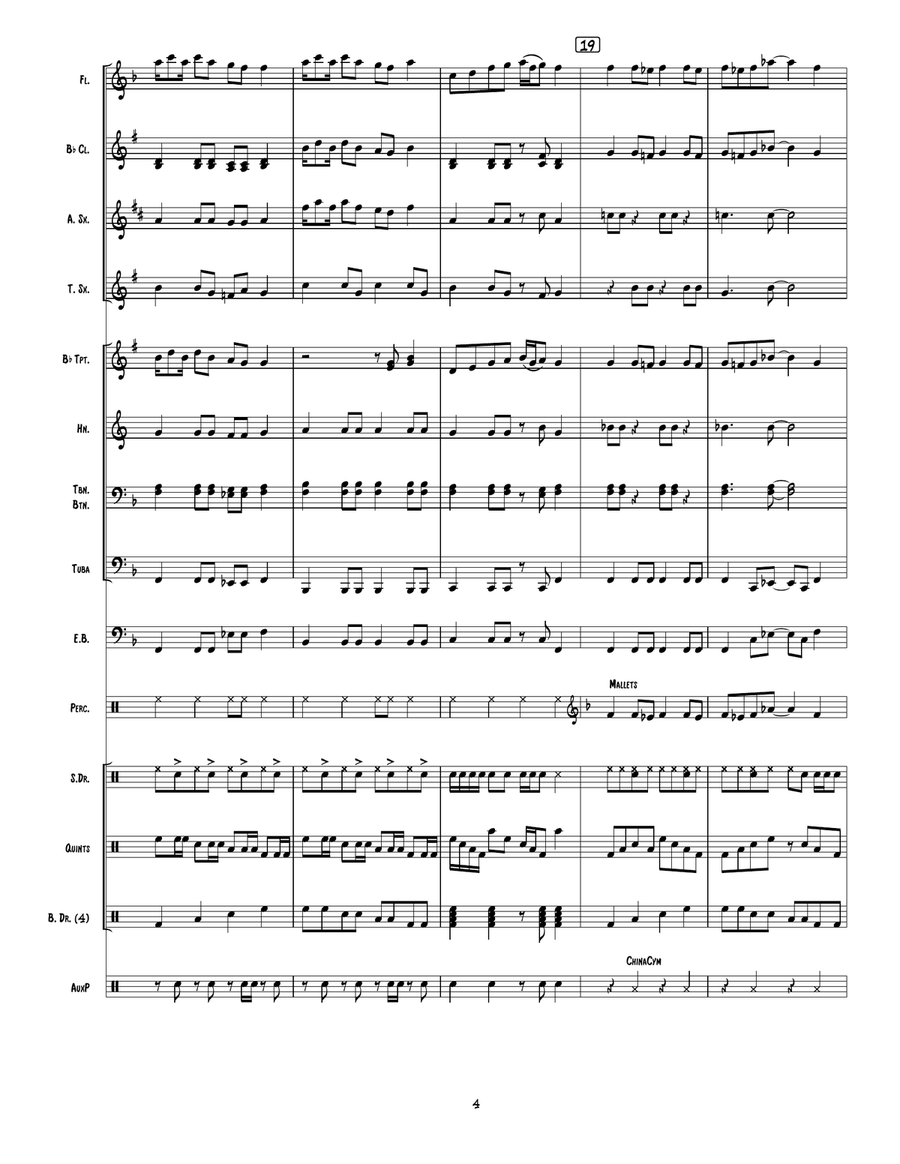 Cotton Eye Joe Cotton Eye Joe Marching Band scores gallery preview page 5