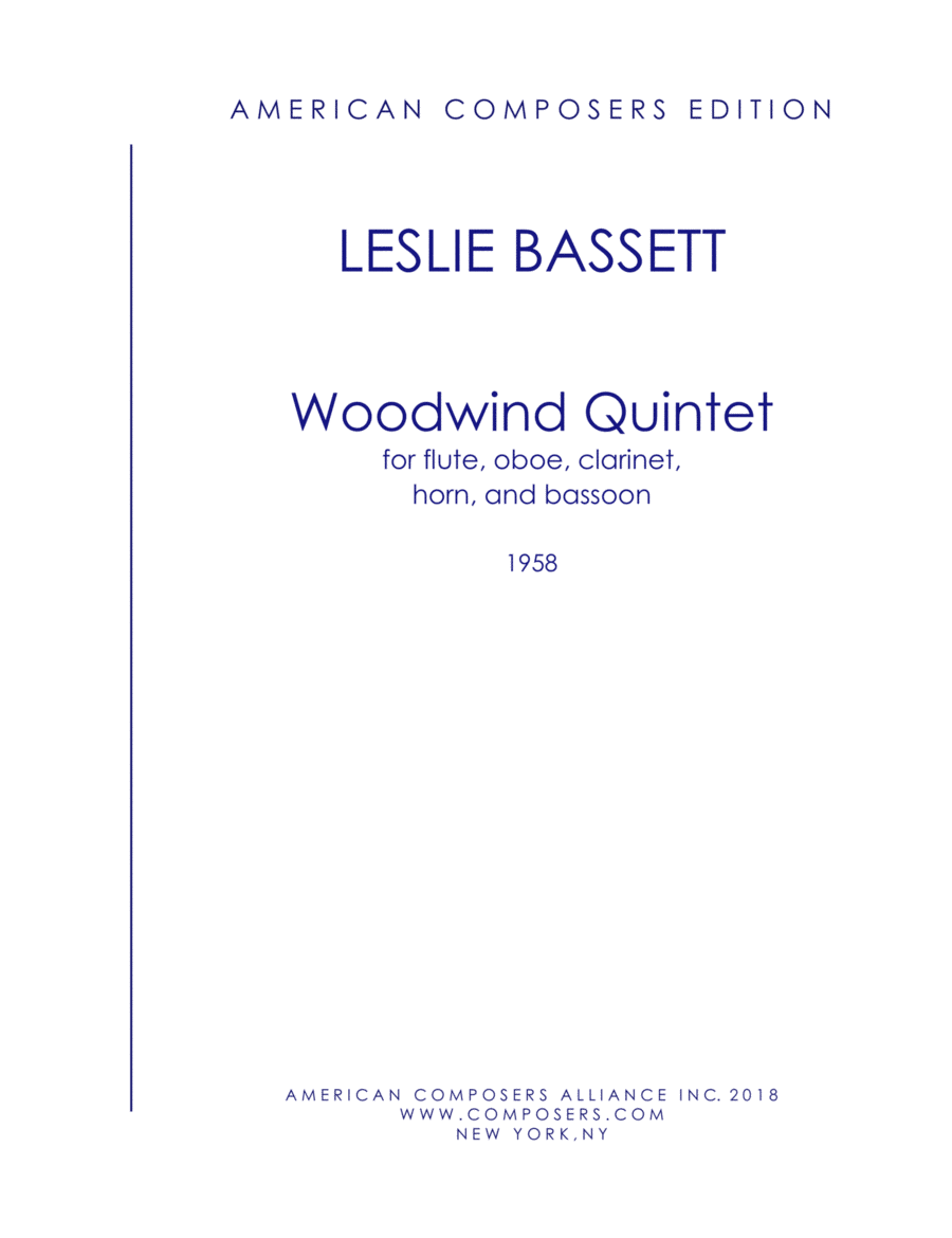 [Bassett] Woodwind Quintet