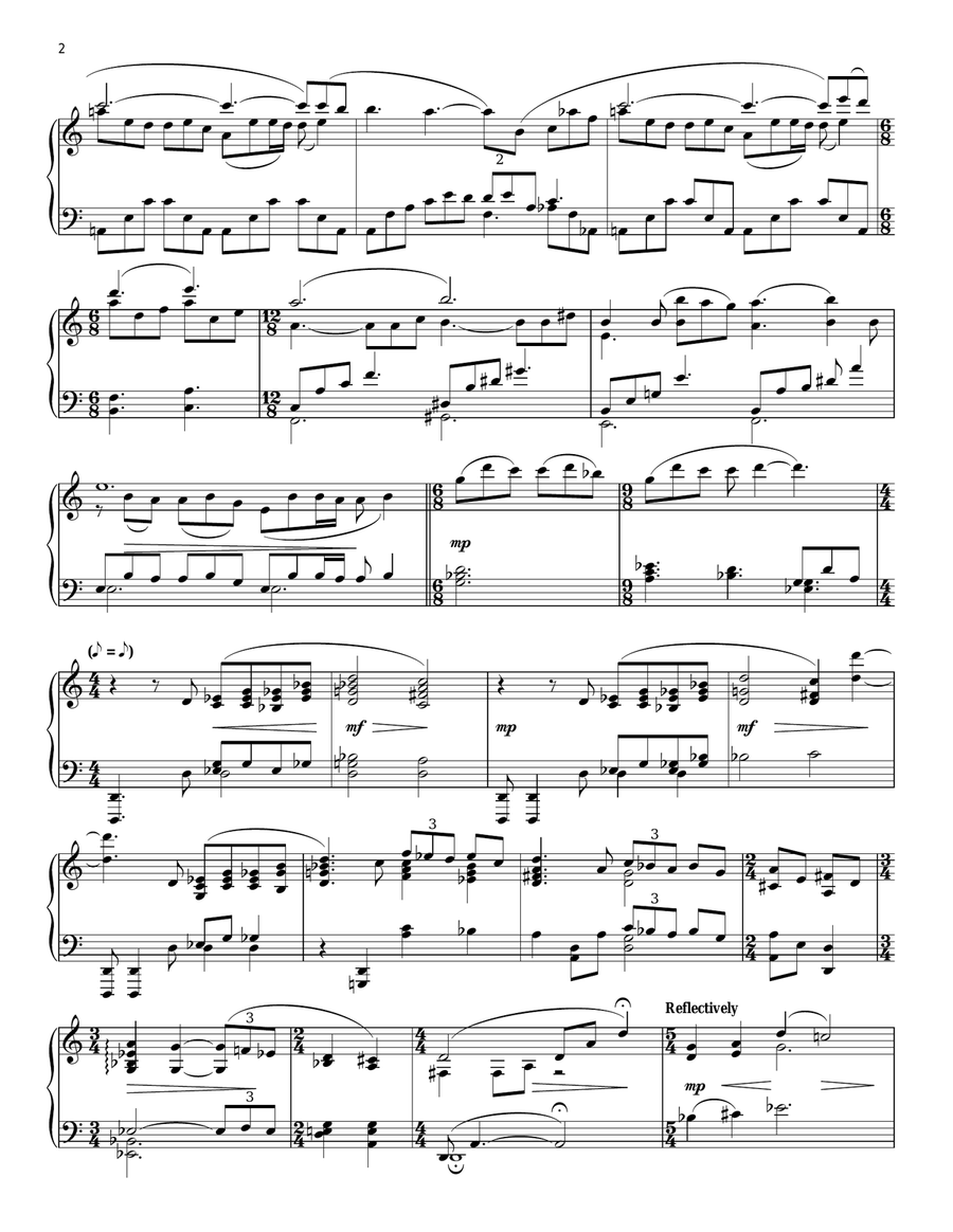 Theme From Angela's Ashes Piano Solo scores gallery preview page 2