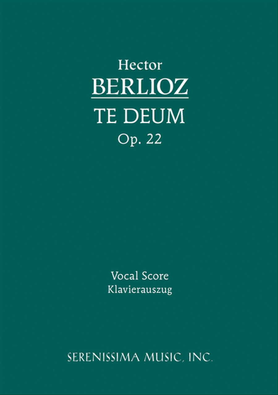 Te Deum, H 118 Choir scores gallery preview page 1