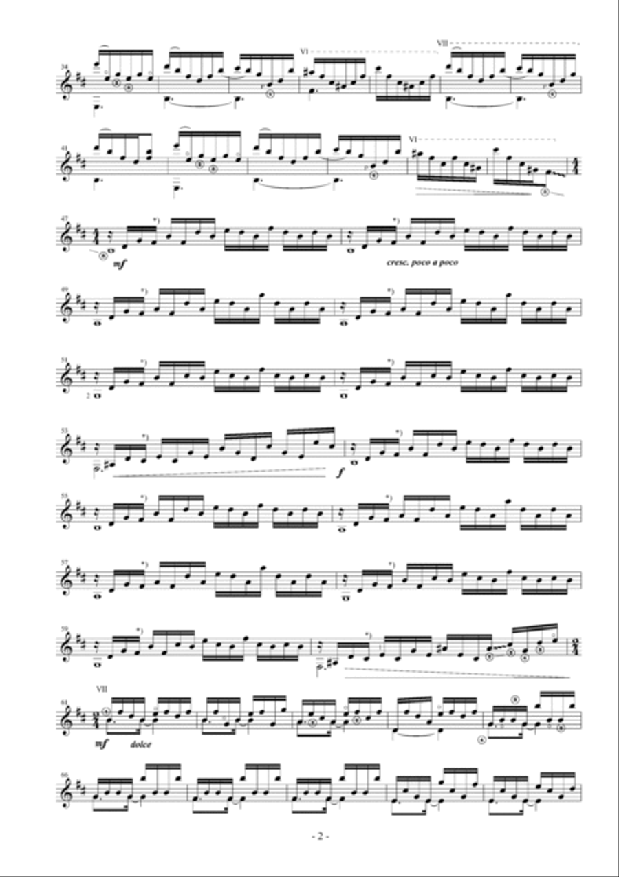 Waves' Whisper Guitar Solo scores gallery preview page 4