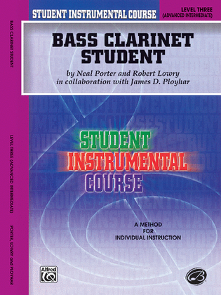 Book cover for Student Instrumental Course Bass Clarinet Student
