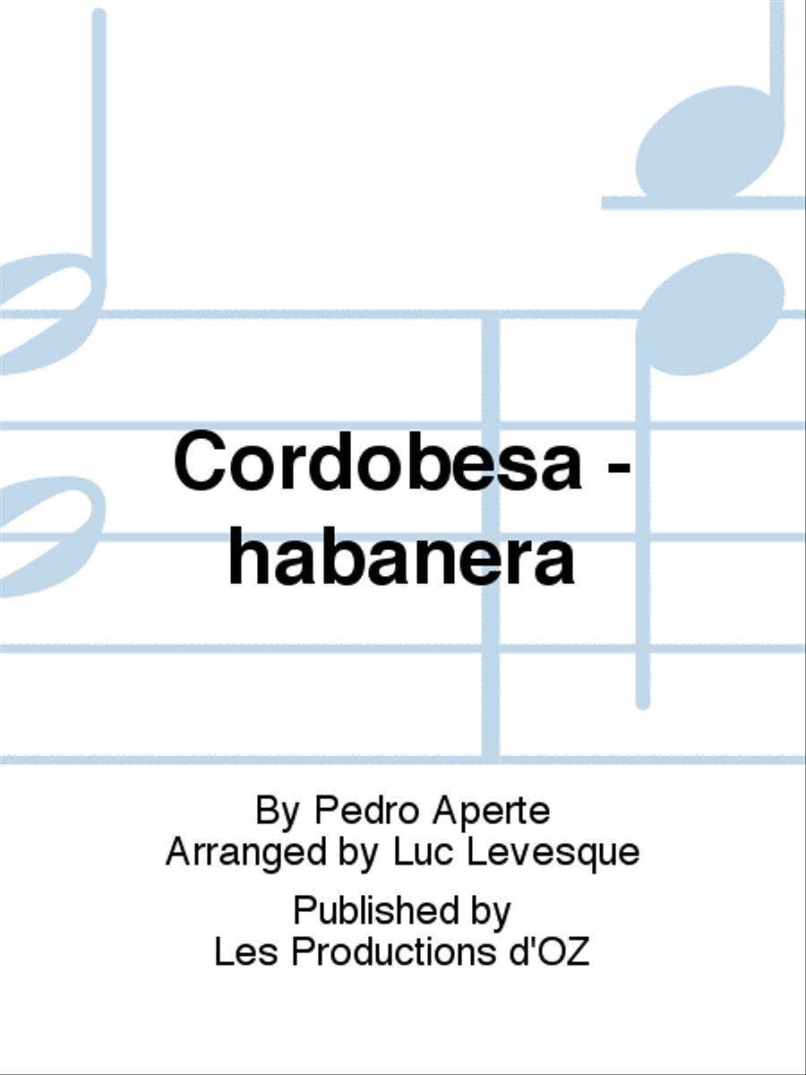 Cordobesa - habanera Cordobesa - habanera Classical Guitar scores gallery preview page 1
