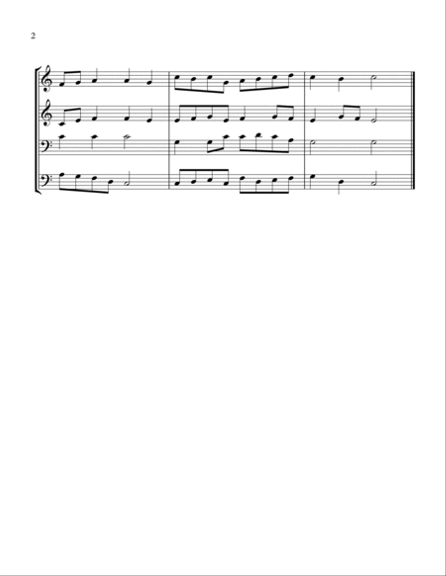 EASTER HYMN (Christ The Lord Is Risen Today or Jesus Christ is Risen Today) EASTER HYMN (Christ The Lord Is Risen Today or Jesus Christ is Risen Today) Small Ensemble scores gallery preview page 2