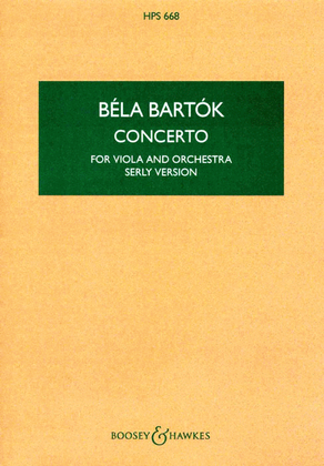 Book cover for Viola Concerto, Op. Posth.