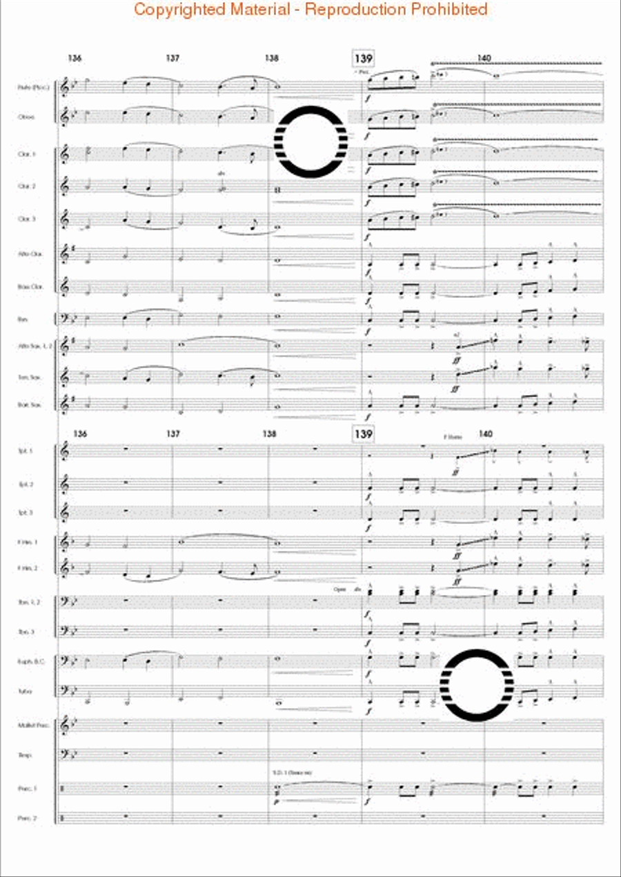 Black Granite III Black Granite III Concert Band scores gallery preview page 29