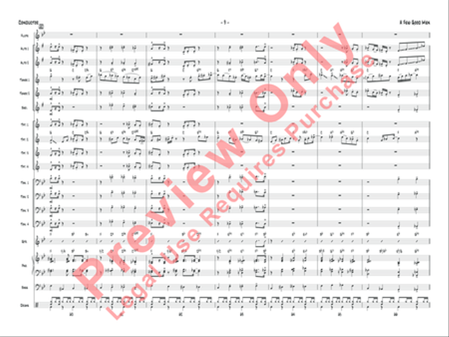 A Few Good Men Jazz Ensemble scores gallery preview page 10
