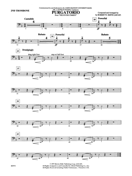 Purgatorio (from The Divine Comedy): 2nd Trombone