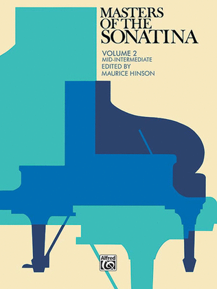 Book cover for Masters of the Sonatina, Book 2