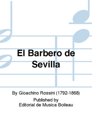 Book cover for El Barbero de Sevilla
