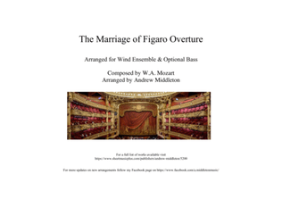 Book cover for The Marriage of Figaro Overture arranged for Wind Ensemble