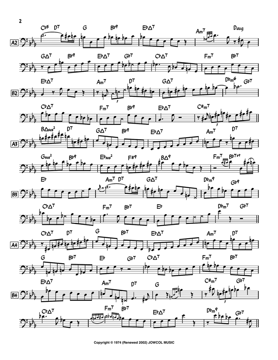 Giant Steps Cello Solo scores gallery preview page 2