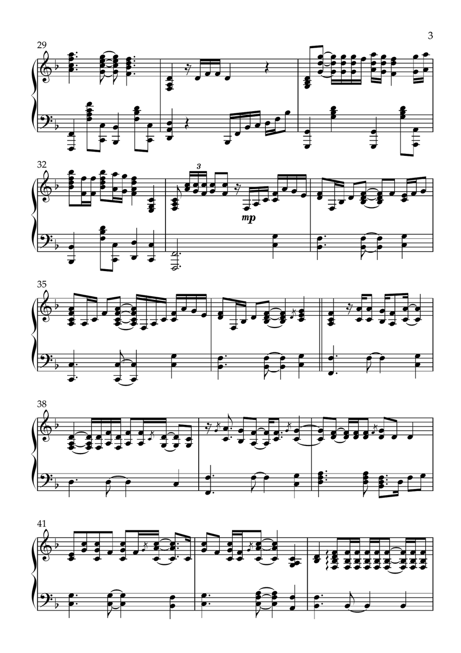 Romeo And Juliet Piano Solo scores gallery preview page 3