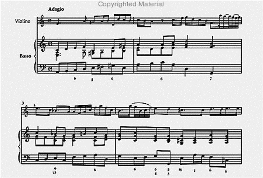 Three 'Dresden' Sonatas Violin scores gallery preview page 4