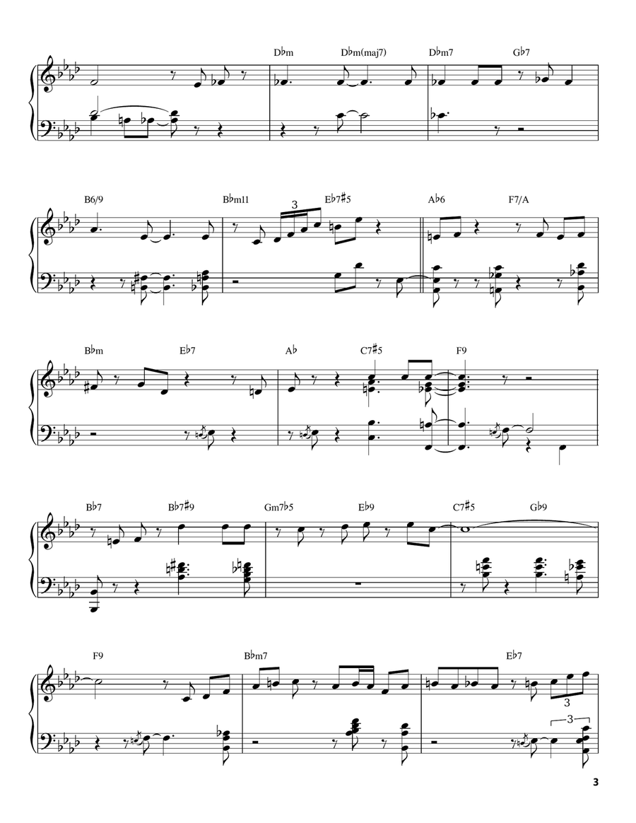 Come Dance With Me Come Dance With Me Piano scores gallery preview page 3