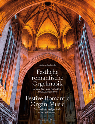 Book cover for Festive Romantic Organ Music
