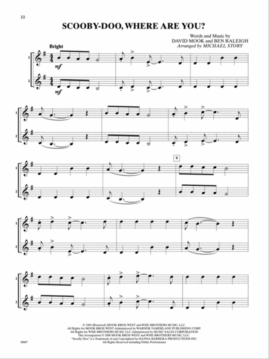 Pop Duets for All Small Ensemble scores gallery preview page 2