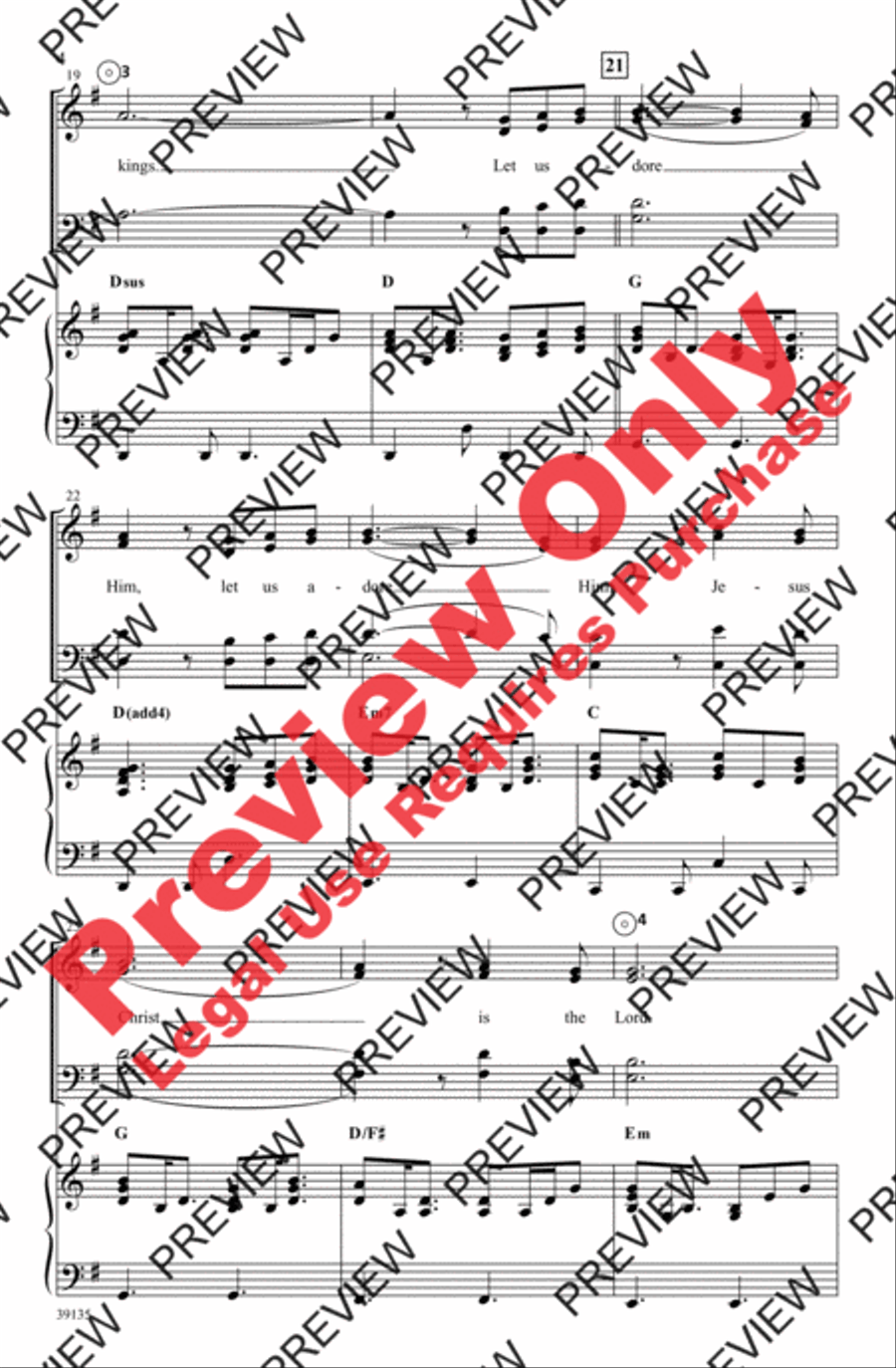 Let Us Adore Let Us Adore 4-Part scores gallery preview page 4