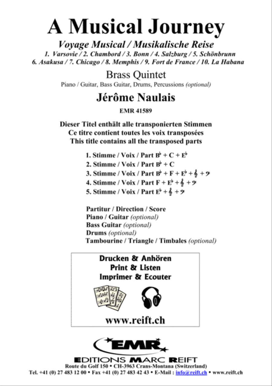 A Musical Journey Brass Band scores gallery preview page 2