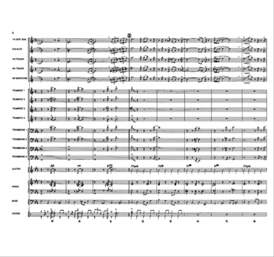 The Day We Called It A Night Jazz Ensemble scores gallery preview page 8