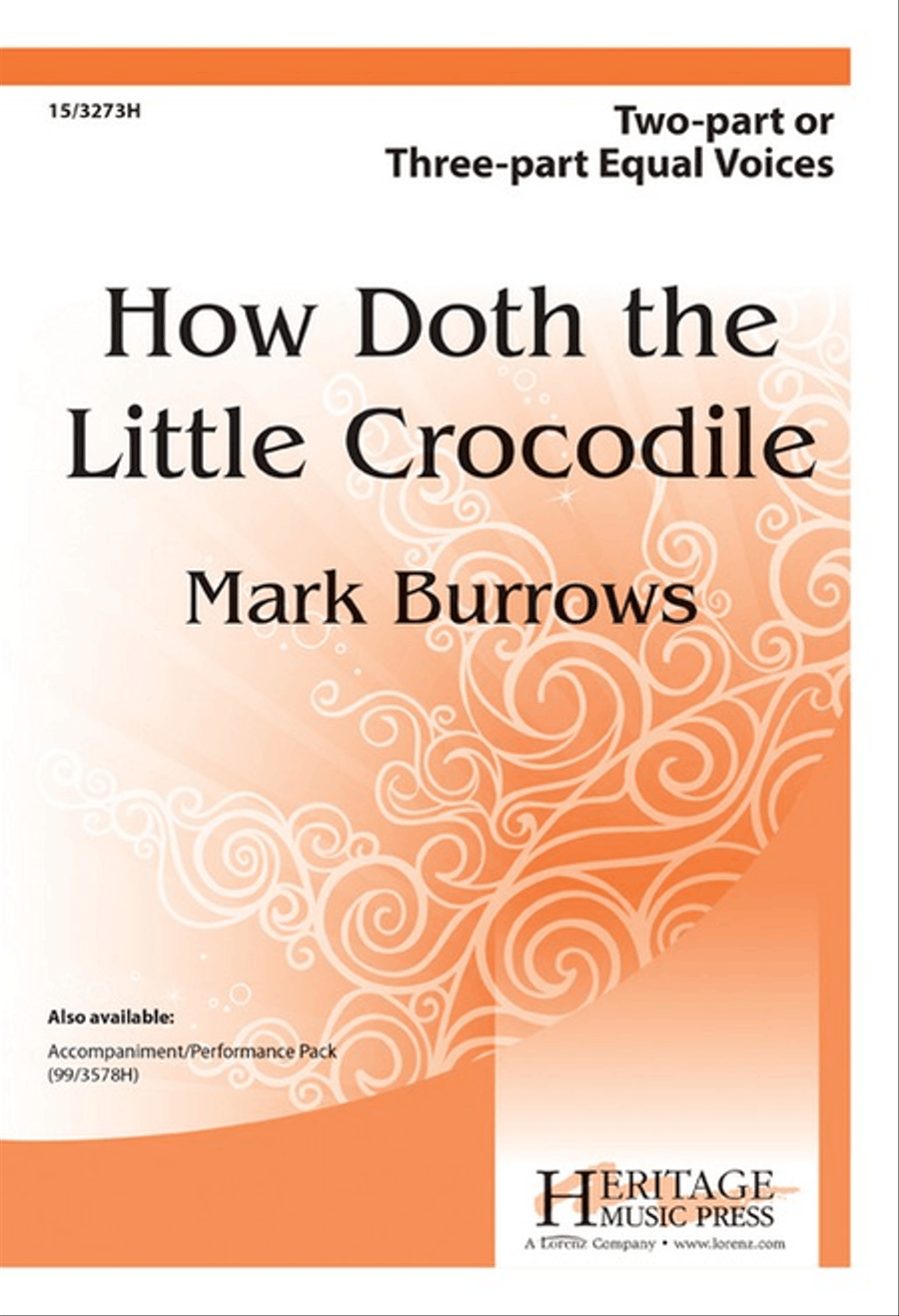 How Doth the Little Crocodile 2-Part scores gallery preview page 1