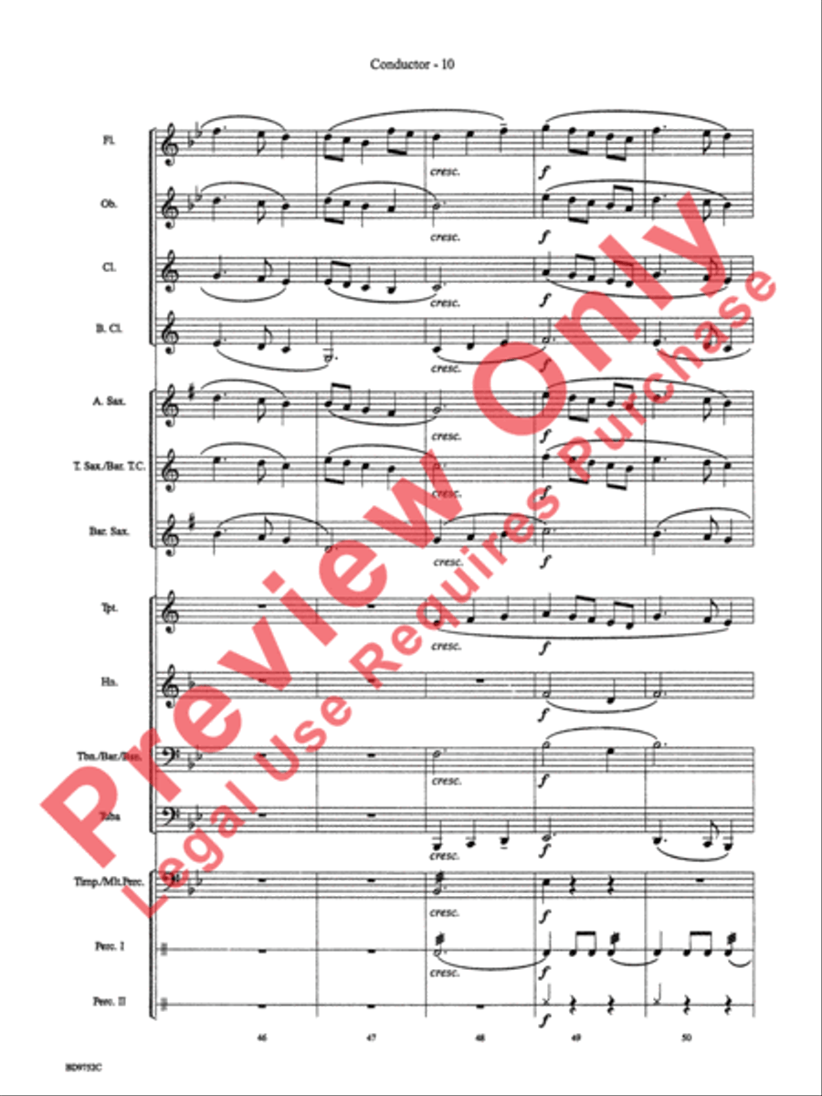 Dona Nobis Pacem Dona Nobis Pacem Concert Band scores gallery preview page 12