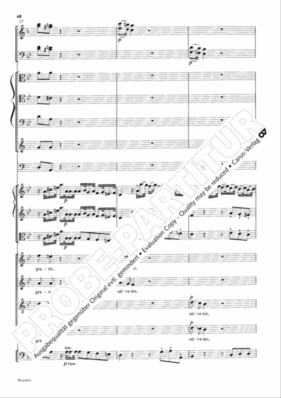 Requiem Requiem 4-Part scores gallery preview page 76