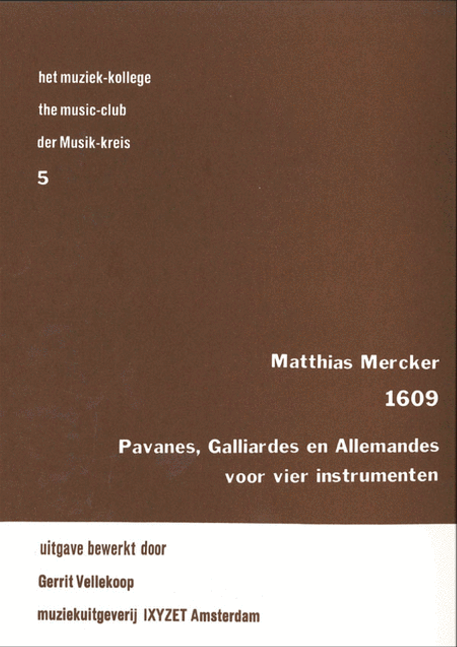 Pavanes Galliardes & Allemandes