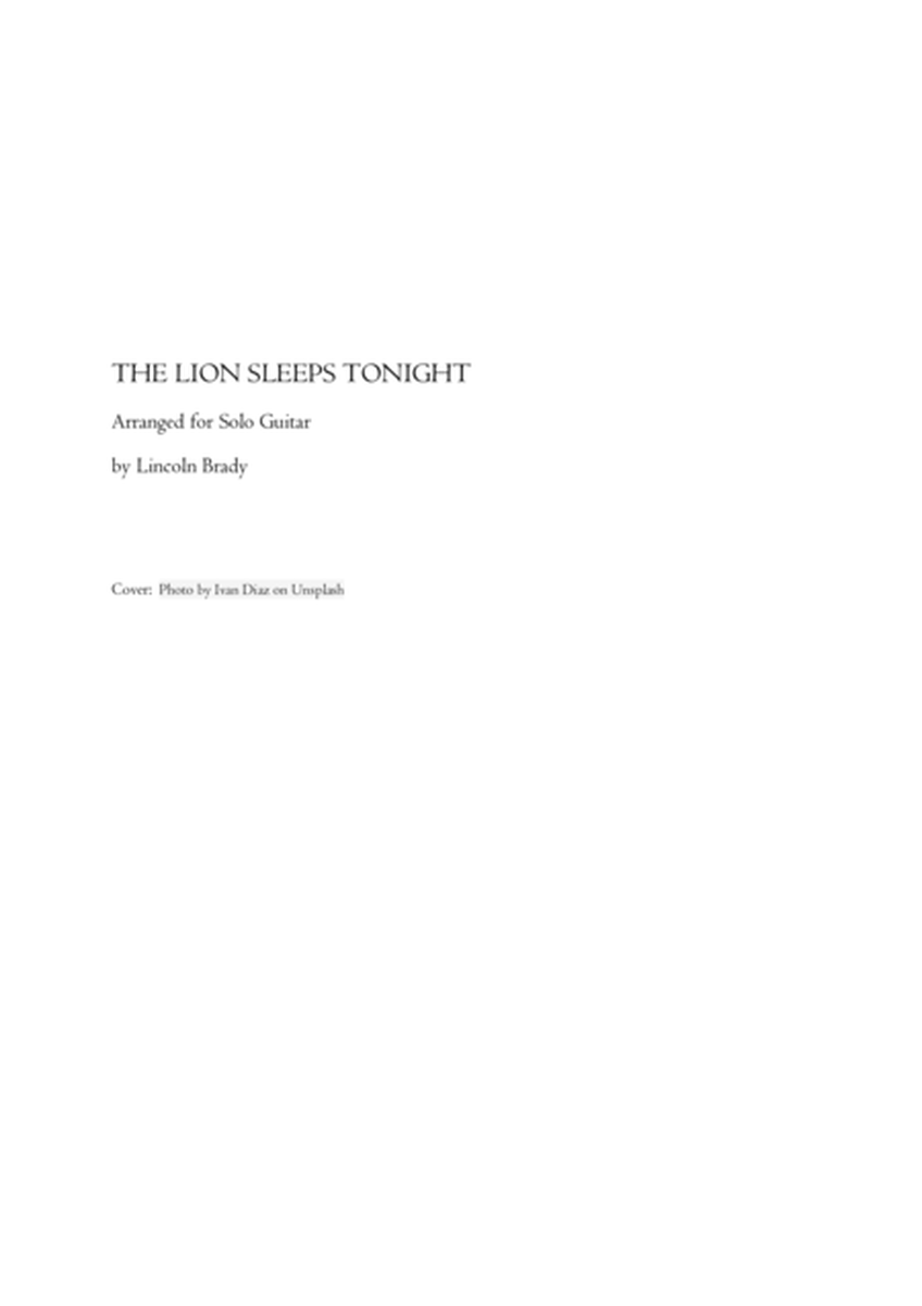 The Lion Sleeps Tonight image number null