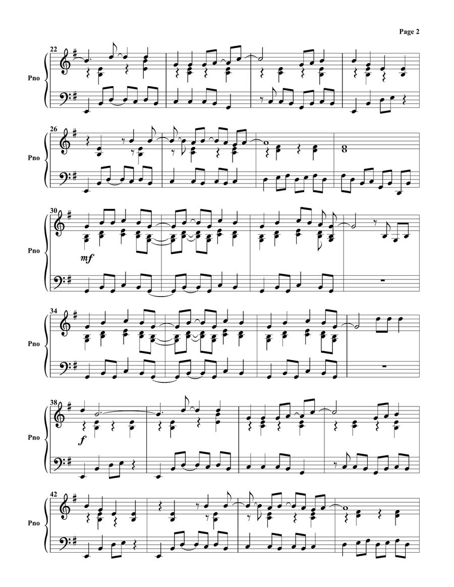 Blister In The Sun Piano Solo scores gallery preview page 2