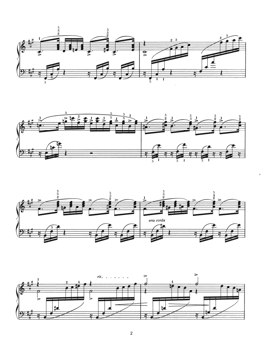 Butterfly (from 'Lyric Pieces Op. 43') Piano Solo scores gallery preview page 2