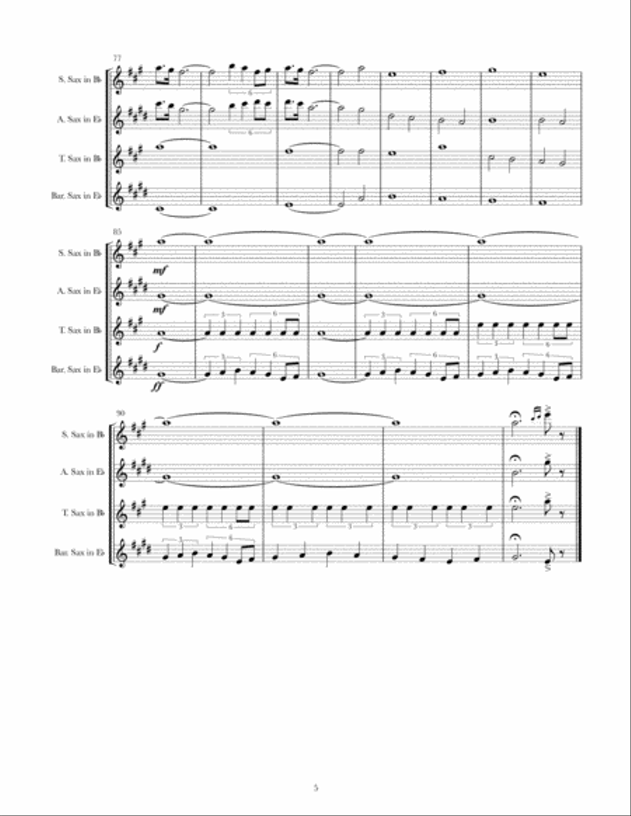 A New Day Woodwind Quartet scores gallery preview page 5