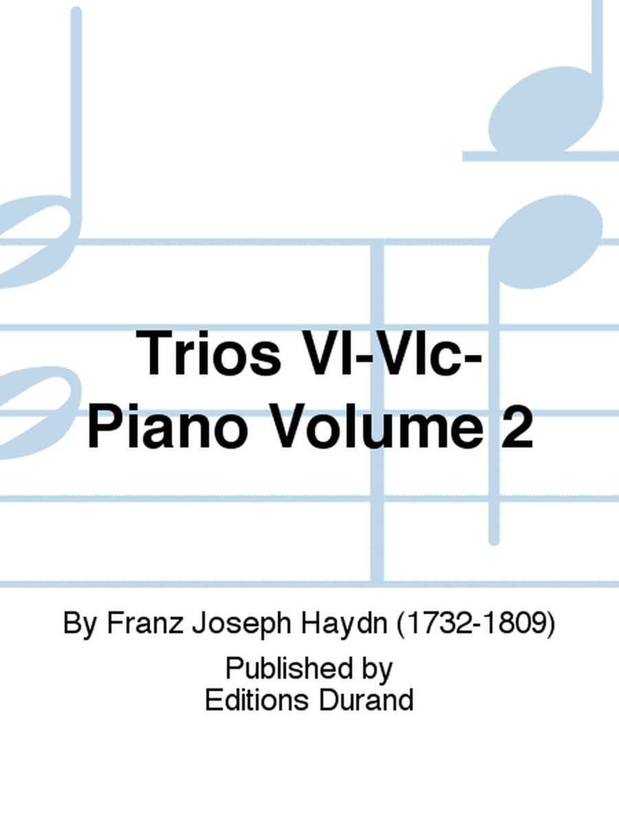 Trios Vl-Vlc-Piano Volume 2