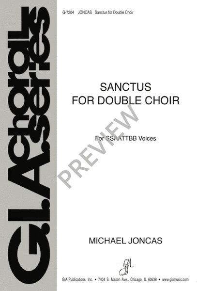 Sanctus for Double Choir