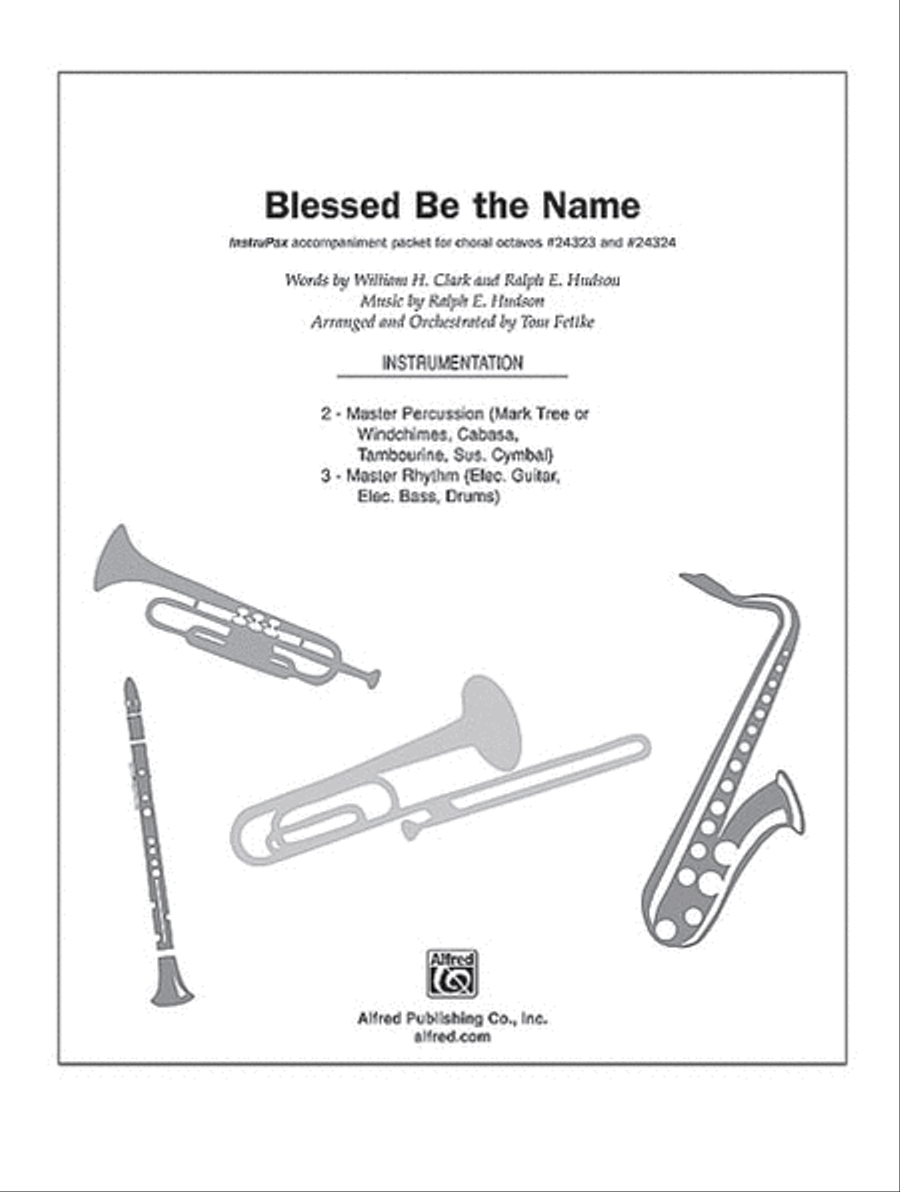 Blessed Be the Name Choir scores gallery preview page 1