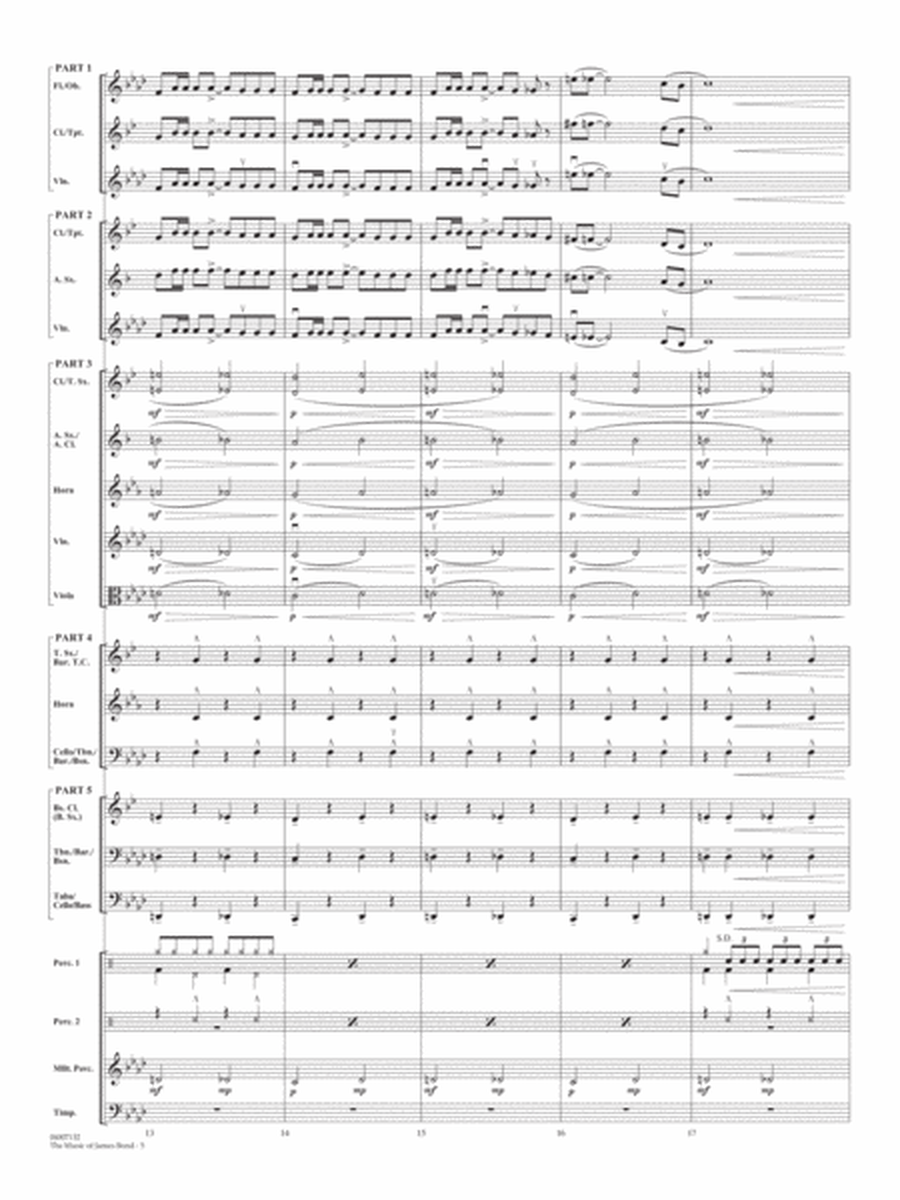 The Music of James Bond - Conductor Score (Full Score)