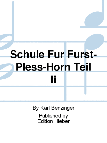 Schule fur Furst-Pless-Horn Teil II