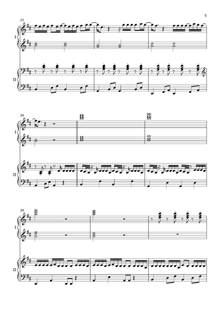 Despacito 1 Piano, 4-Hands scores gallery preview page 5