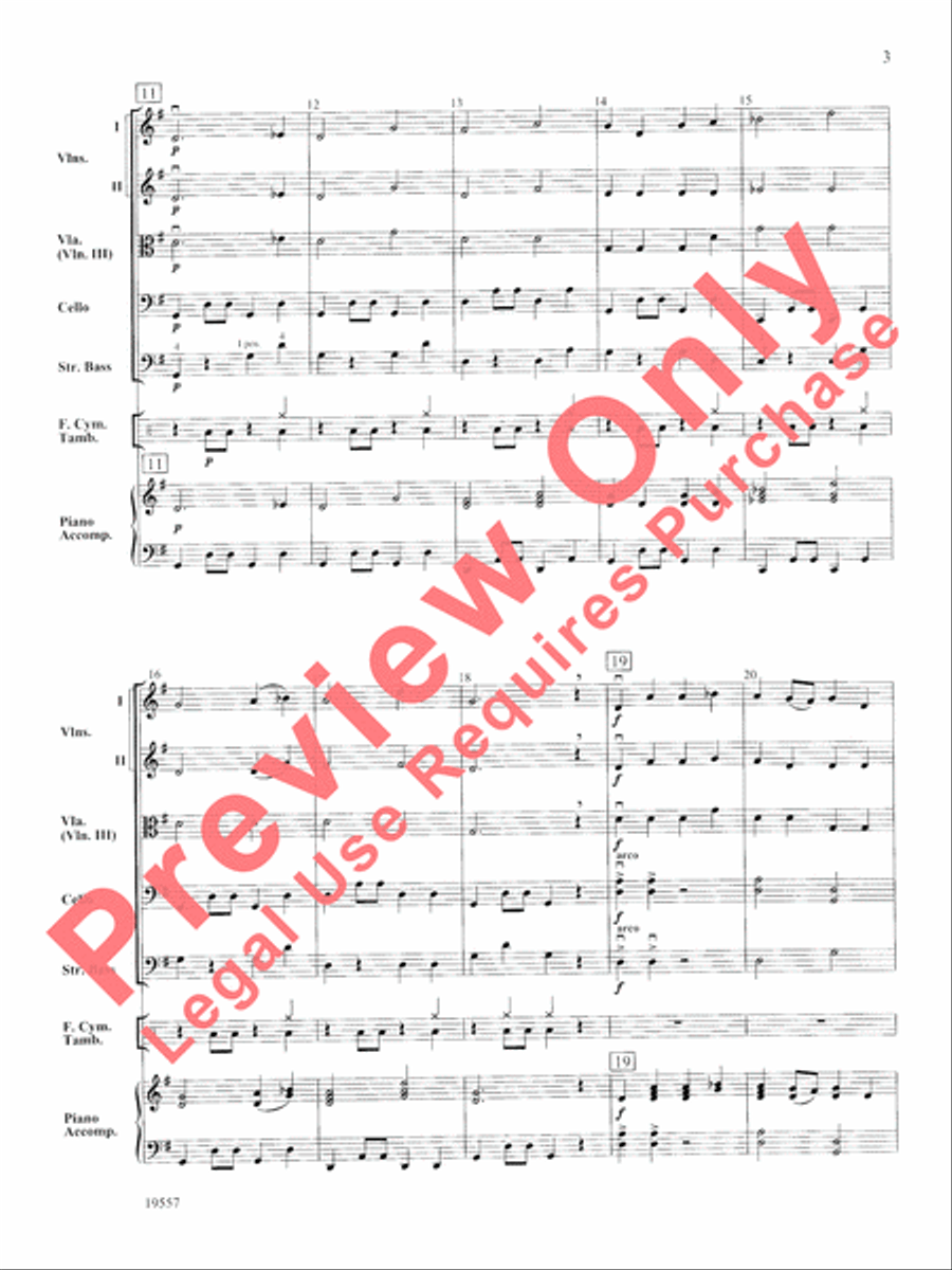 Sahara Crossing String Orchestra scores gallery preview page 4