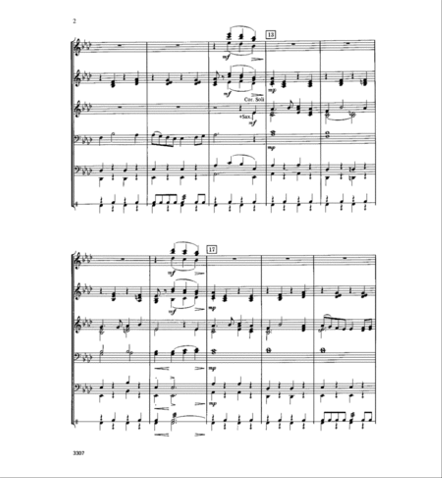 Theme from Don Giovanni Concert Band scores gallery preview page 3