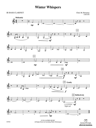 Winter Whispers: B-flat Bass Clarinet