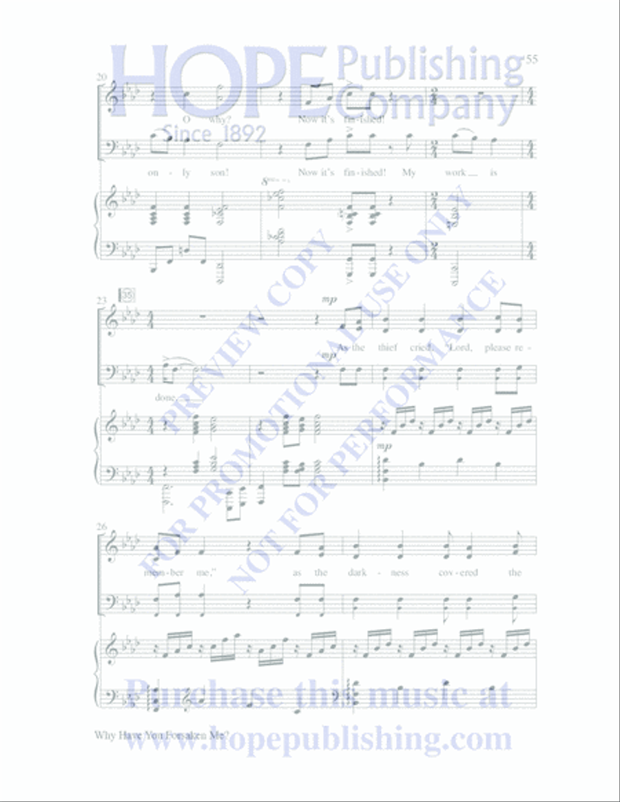 The Seven Last Days 4-Part scores gallery preview page 58